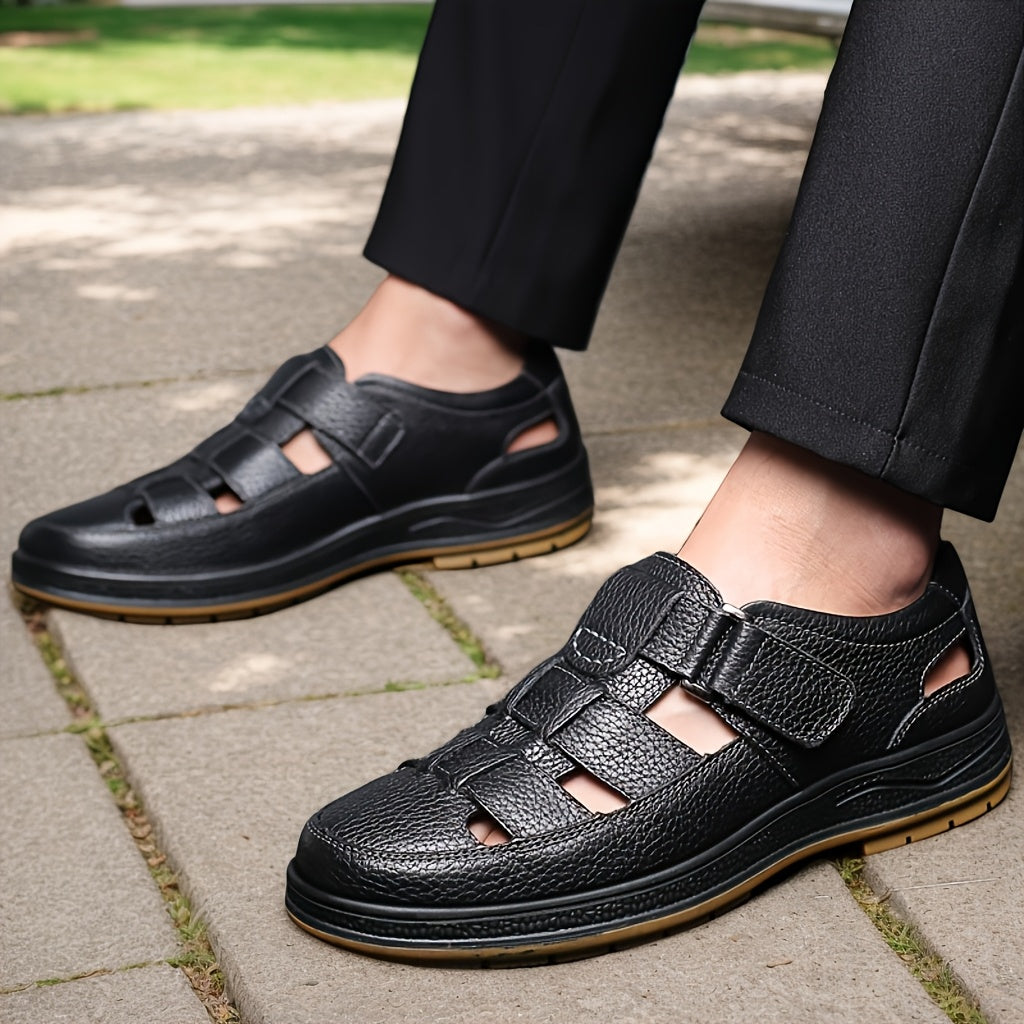Oscar - Sandales Cuir Confortables Homme