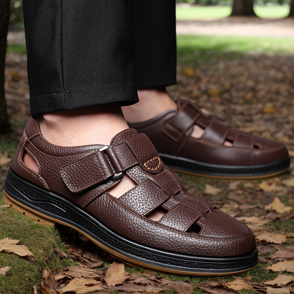 Oscar - Sandales Cuir Confortables Homme