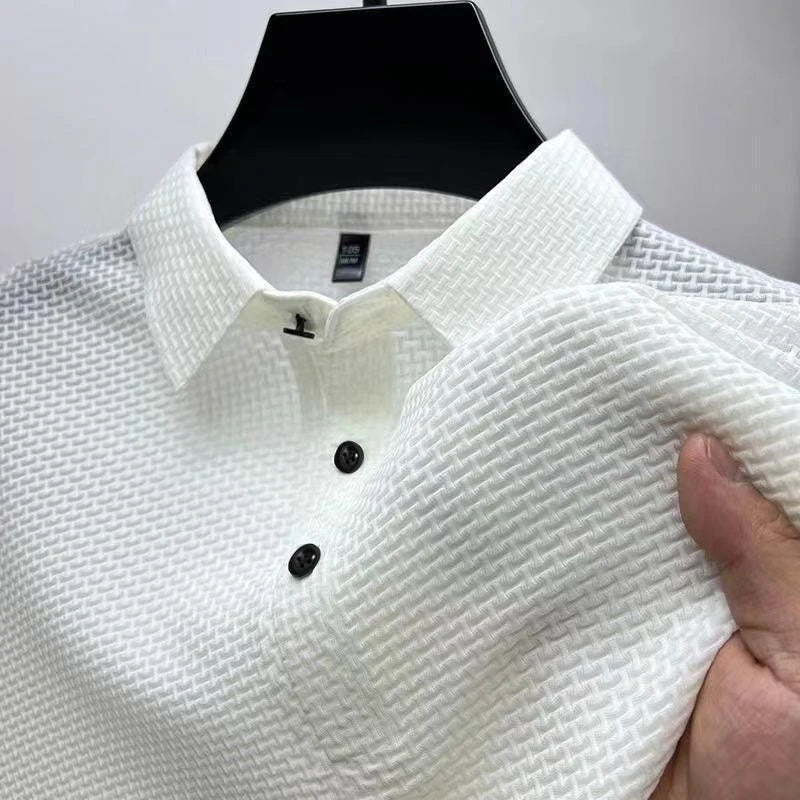 Mateo - Polo Texturé Élégant Homme