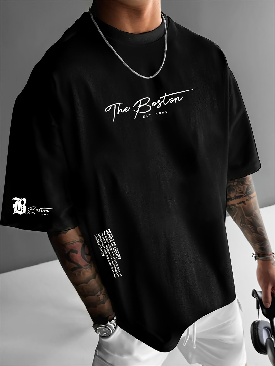 Ruben - T-Shirt Imprimé Casual Homme