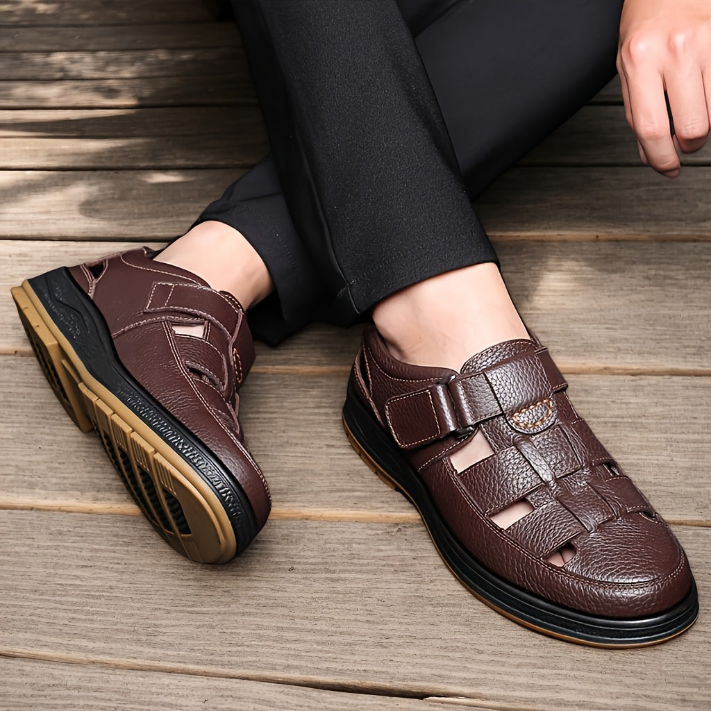Oscar - Sandales Cuir Confortables Homme