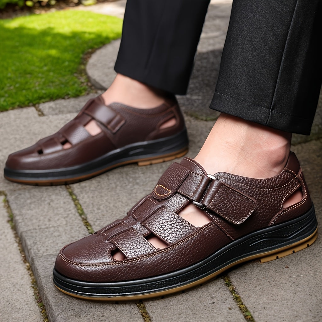 Oscar - Sandales Cuir Confortables Homme