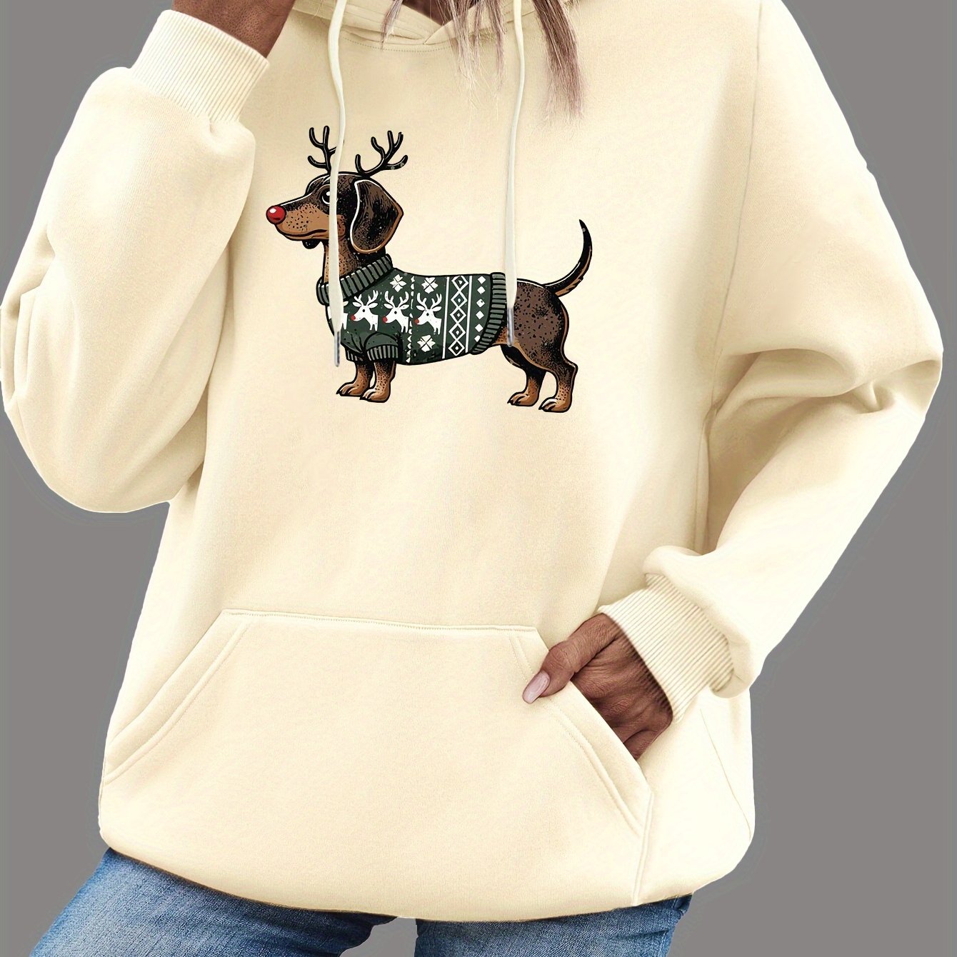 Camille - Hoodie Chic Oversize Imprimé