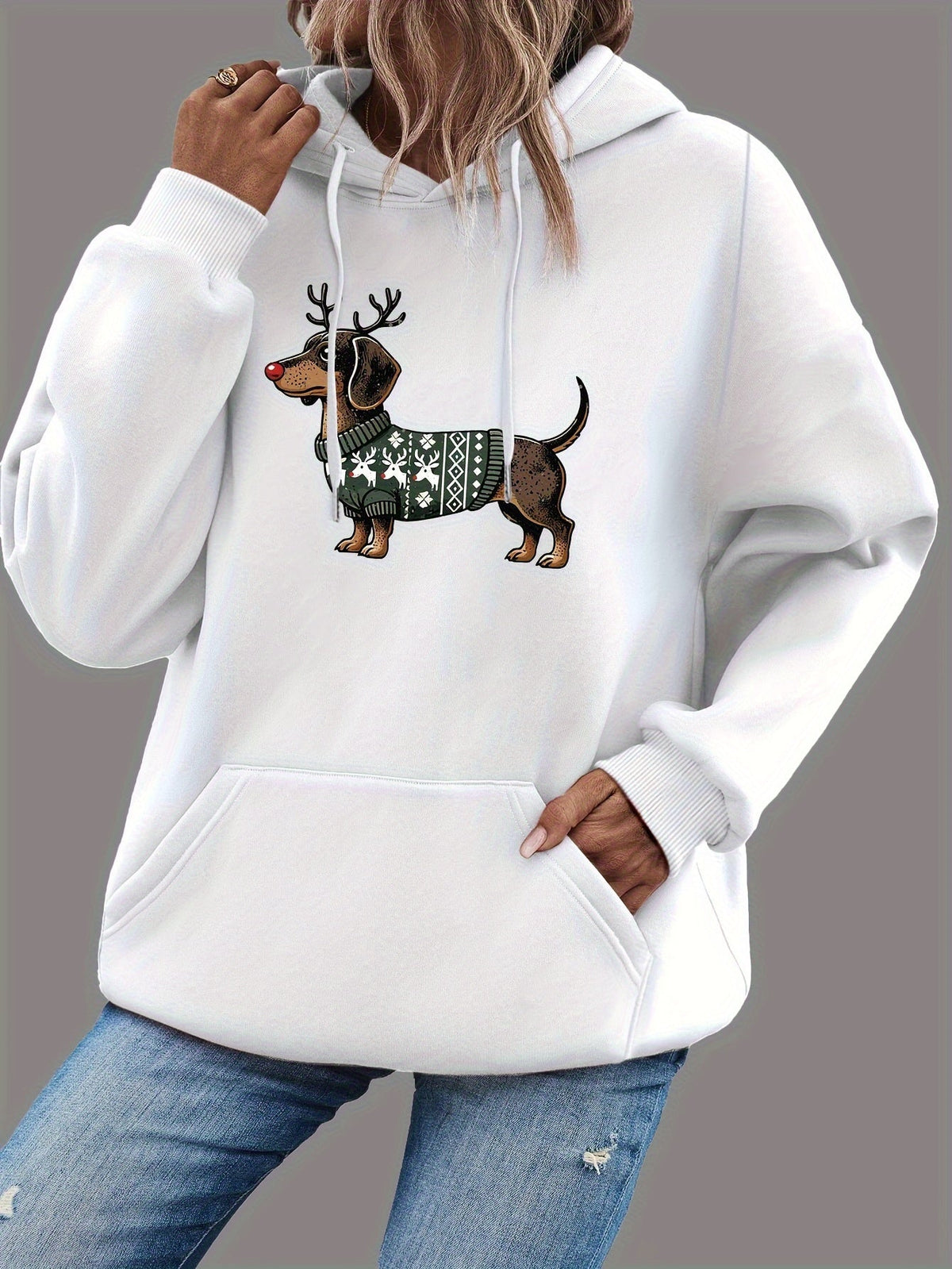 Camille - Hoodie Chic Oversize Imprimé