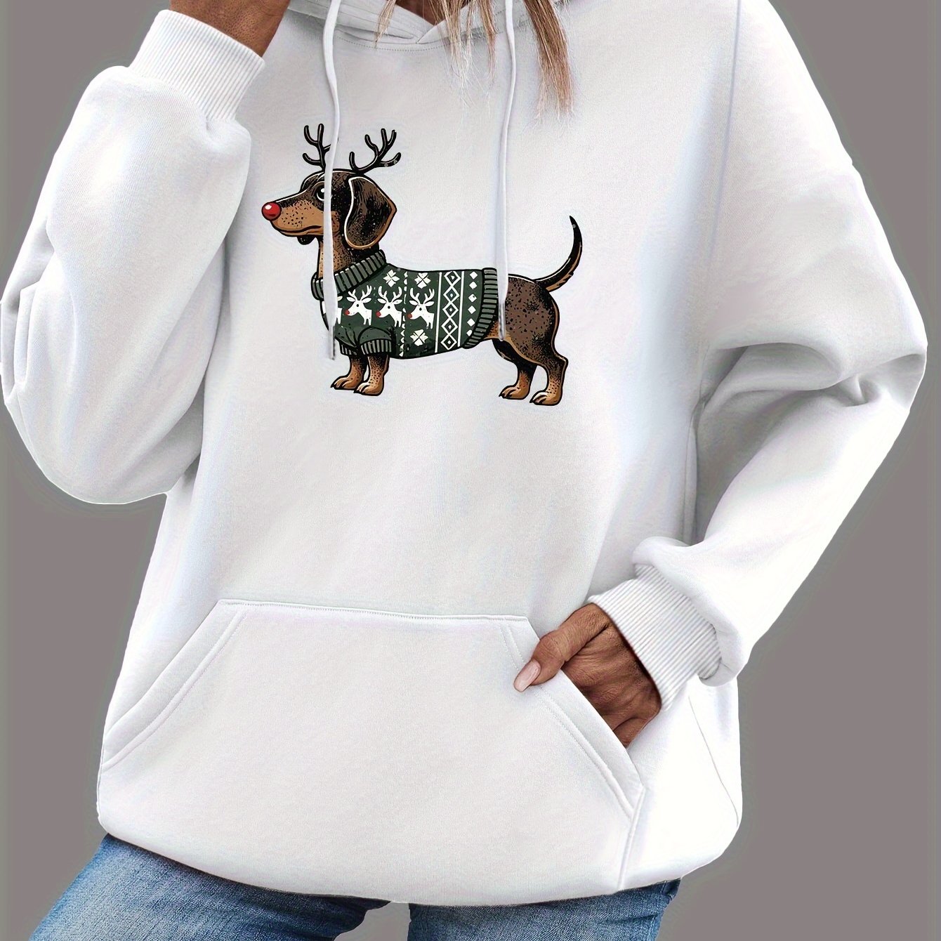 Camille - Hoodie Chic Oversize Imprimé