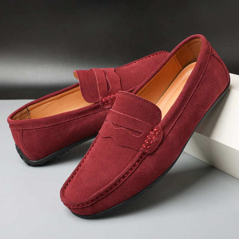 Julien - Mocassins Daim Raffinés Homme