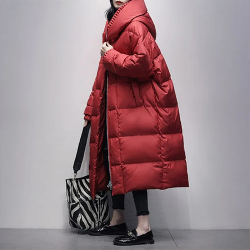 Catherine - Doudoune Élégante Longue Oversize