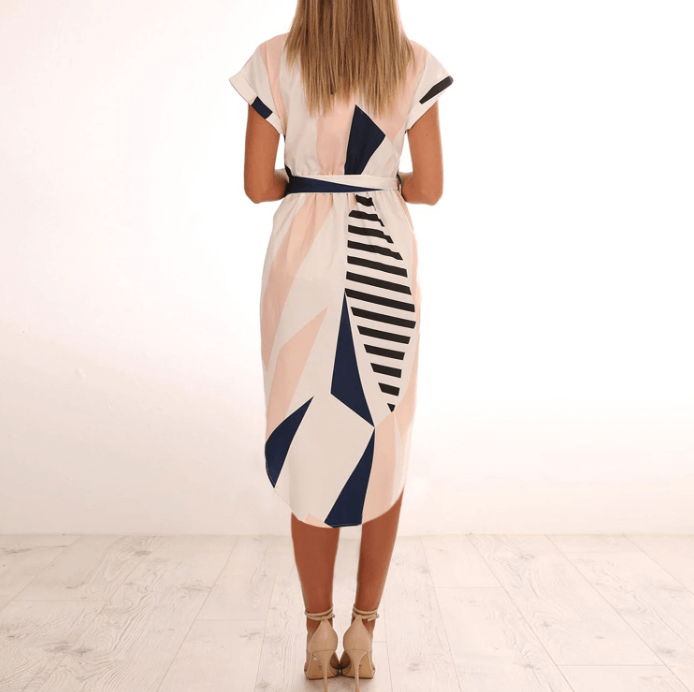 Camille - Robe Midi Élégante