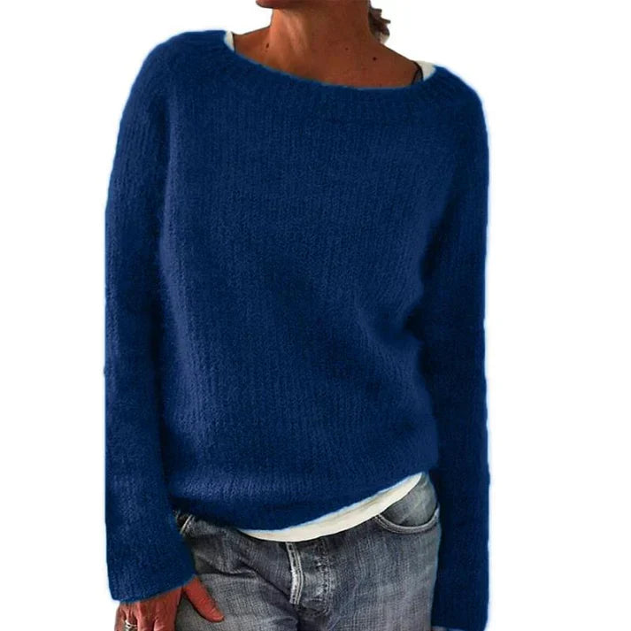 Delphine - Pull Flatteur Oversize Col Bateau