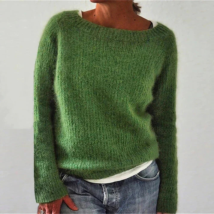 Delphine - Pull Flatteur Oversize Col Bateau