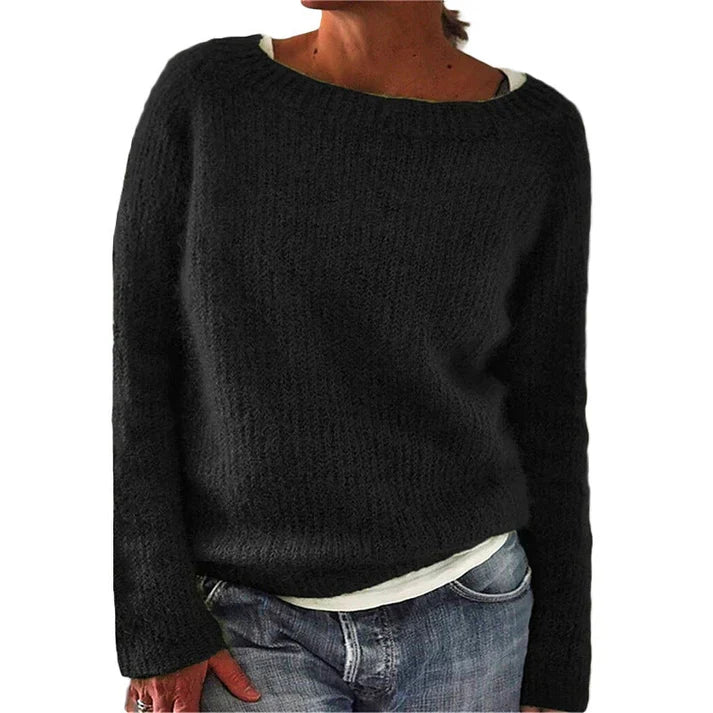 Delphine - Pull Flatteur Oversize Col Bateau
