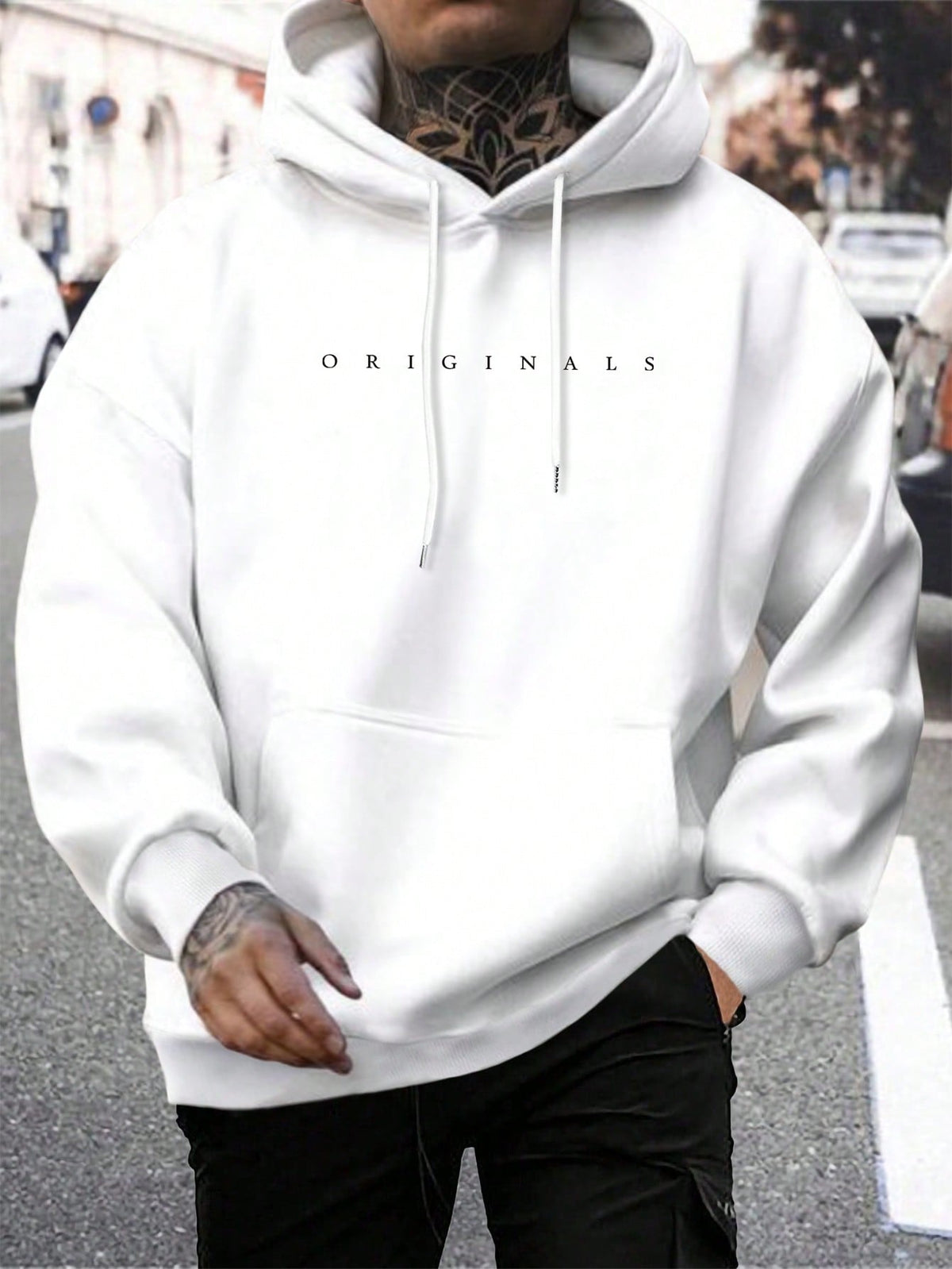 Nicolas - Hoodie Chic Oversize Imprimé