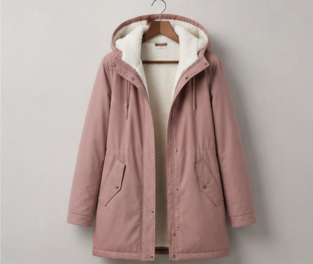 Michèle | Parka Élégante Chaude Doublée Polaire