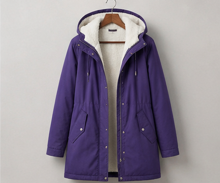 Michèle | Parka Élégante Chaude Doublée Polaire
