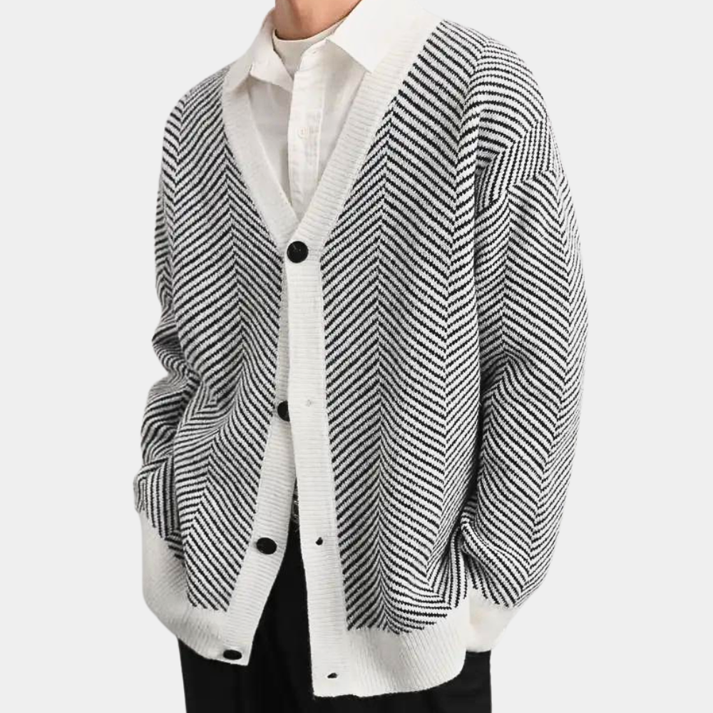Thomas - Cardigan Décontracté Tricot Homme