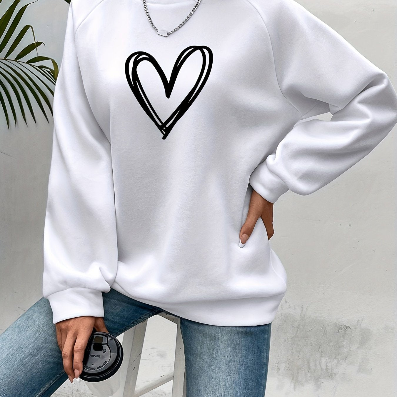 Manon - Sweat Féminin Oversize Imprimé