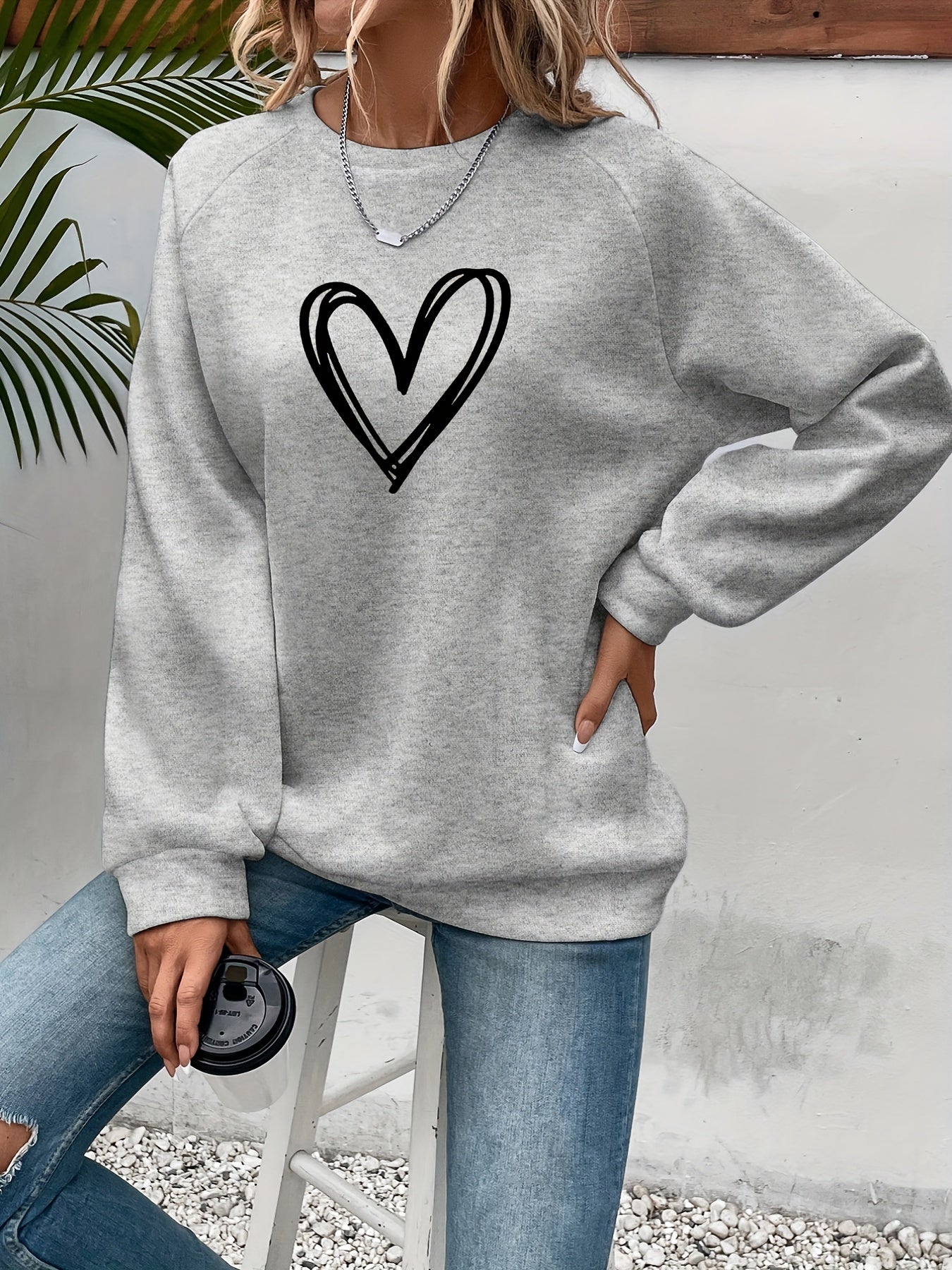 Manon - Sweat Féminin Oversize Imprimé