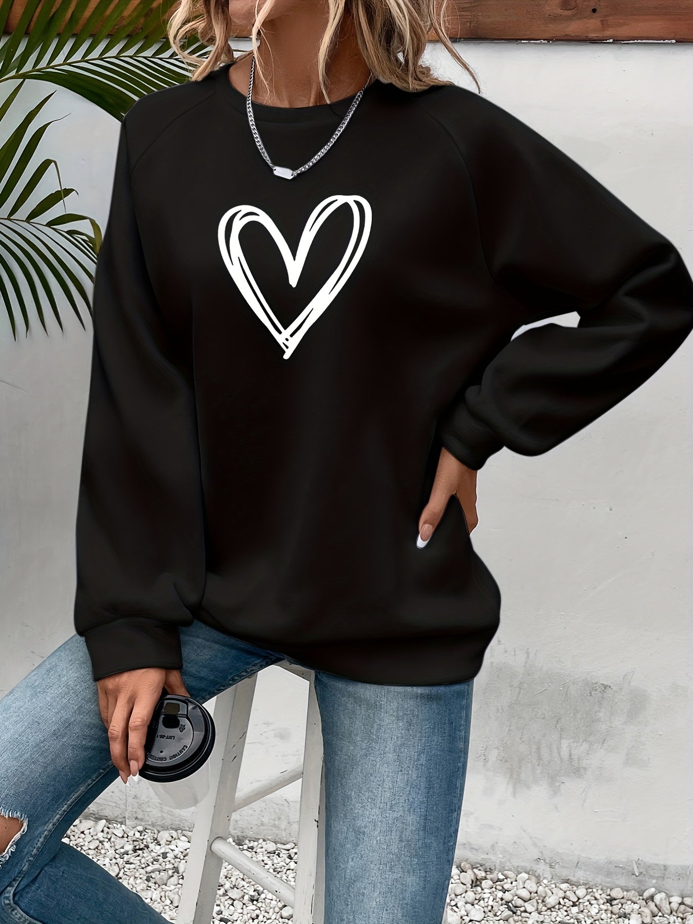 Manon - Sweat Féminin Oversize Imprimé