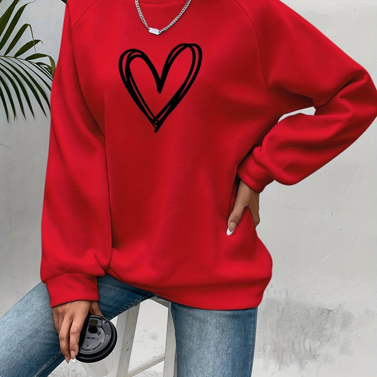 Manon - Sweat Féminin Oversize Imprimé