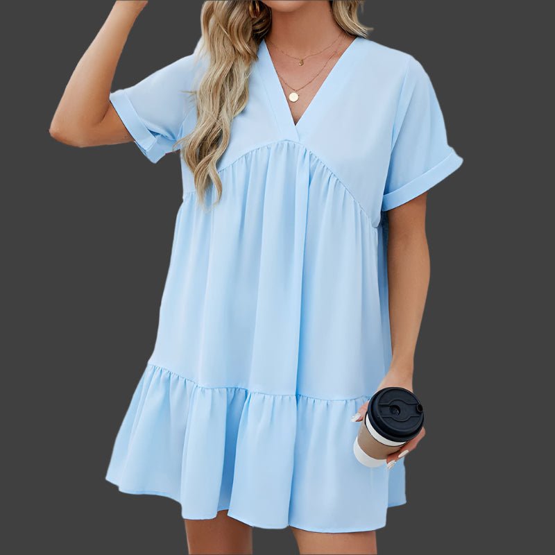 Sophie - Robe Mini Fluide D'Été