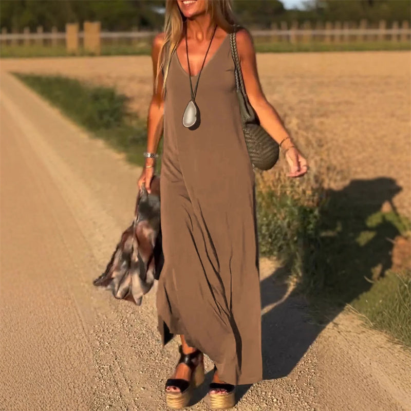 Marie - Robe Maxi Fluide D'Été