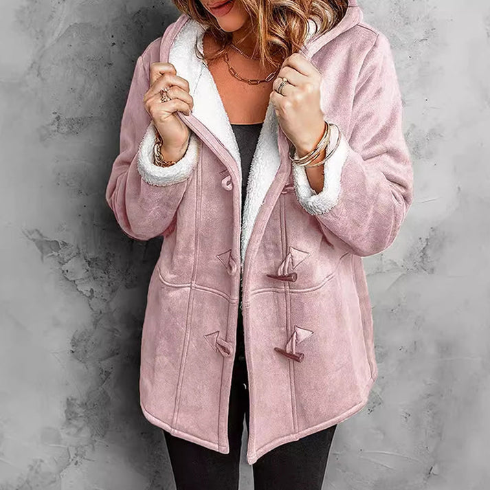 Christine | Manteau Féminin Court à Capuche