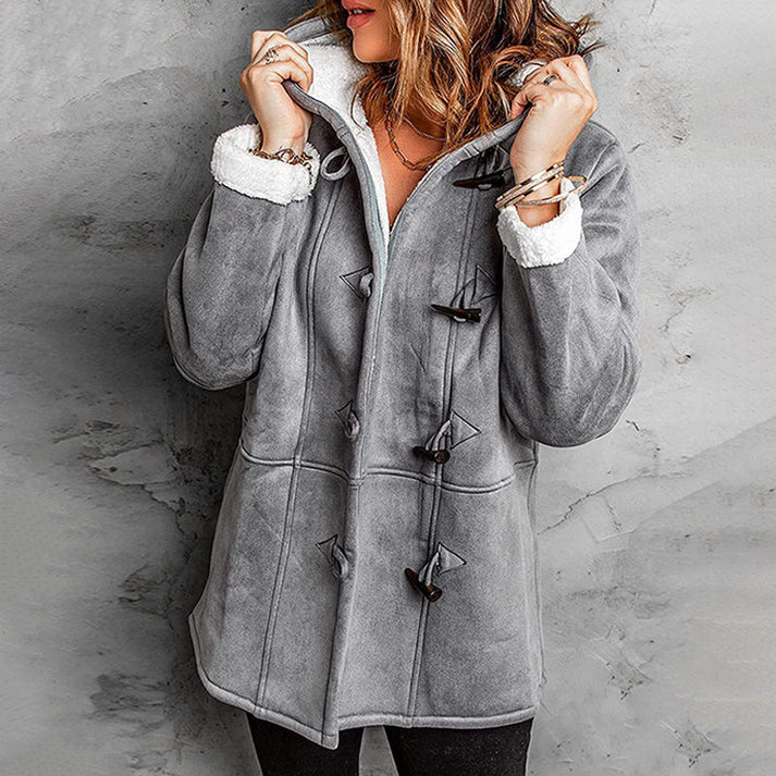 Christine | Manteau Féminin Court à Capuche