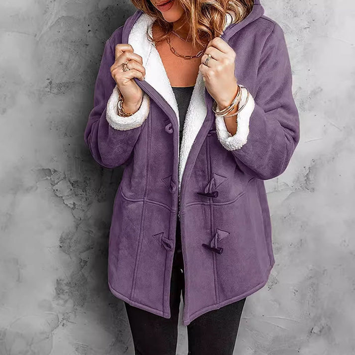 Christine | Manteau Féminin Court à Capuche