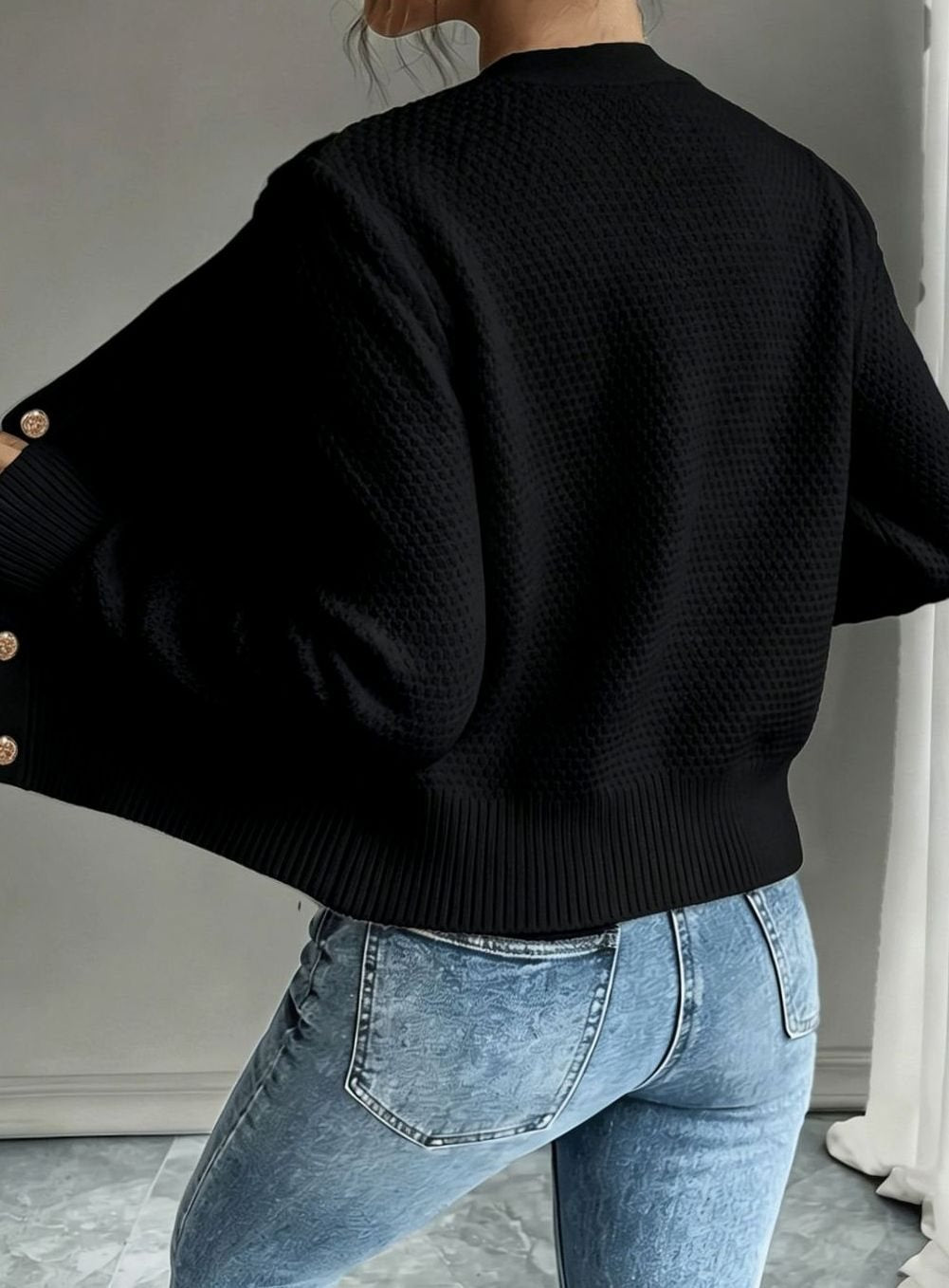 Céline - Cardigan Élégant Torsadé Boutonné