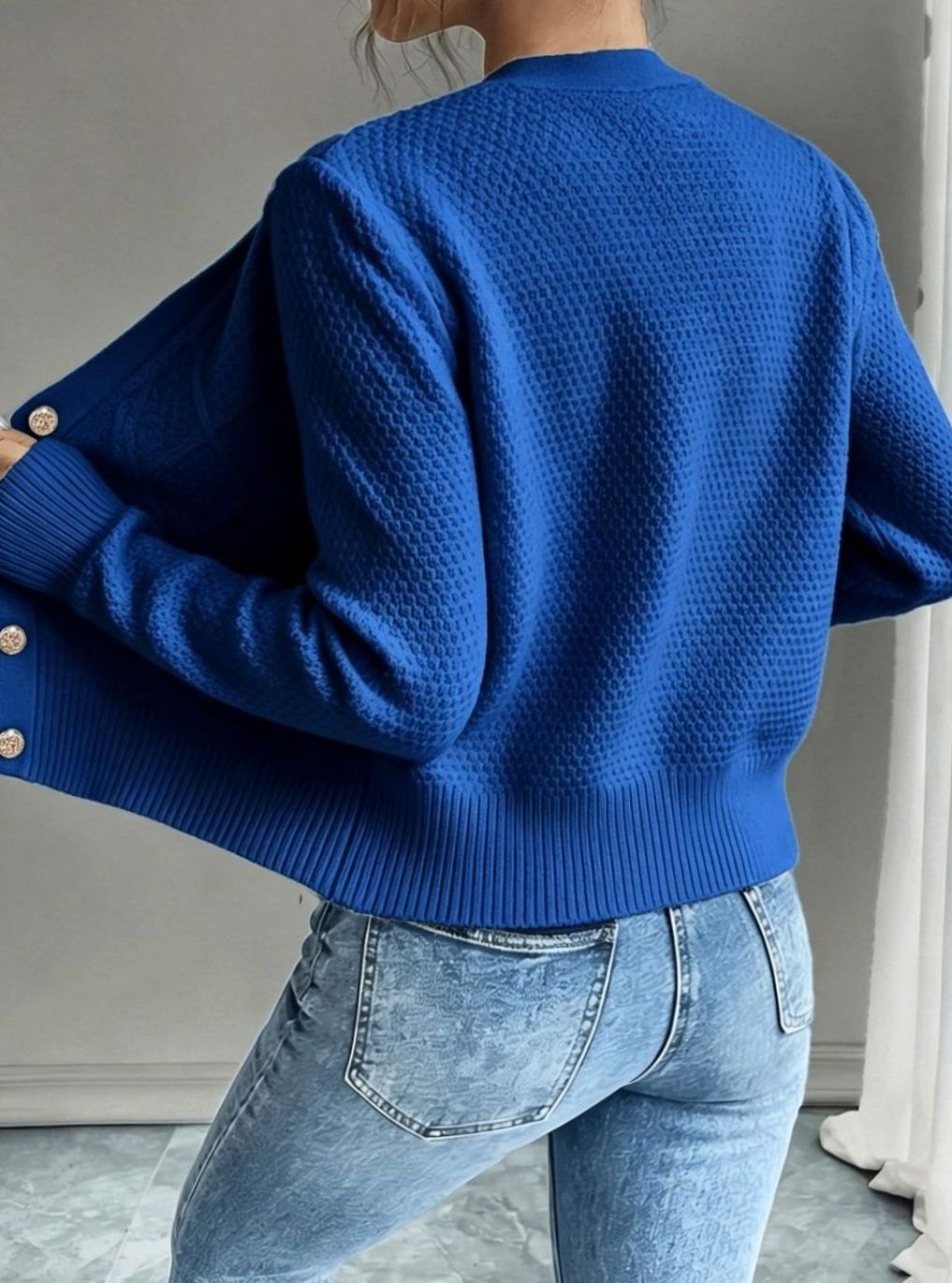 Céline - Cardigan Élégant Torsadé Boutonné