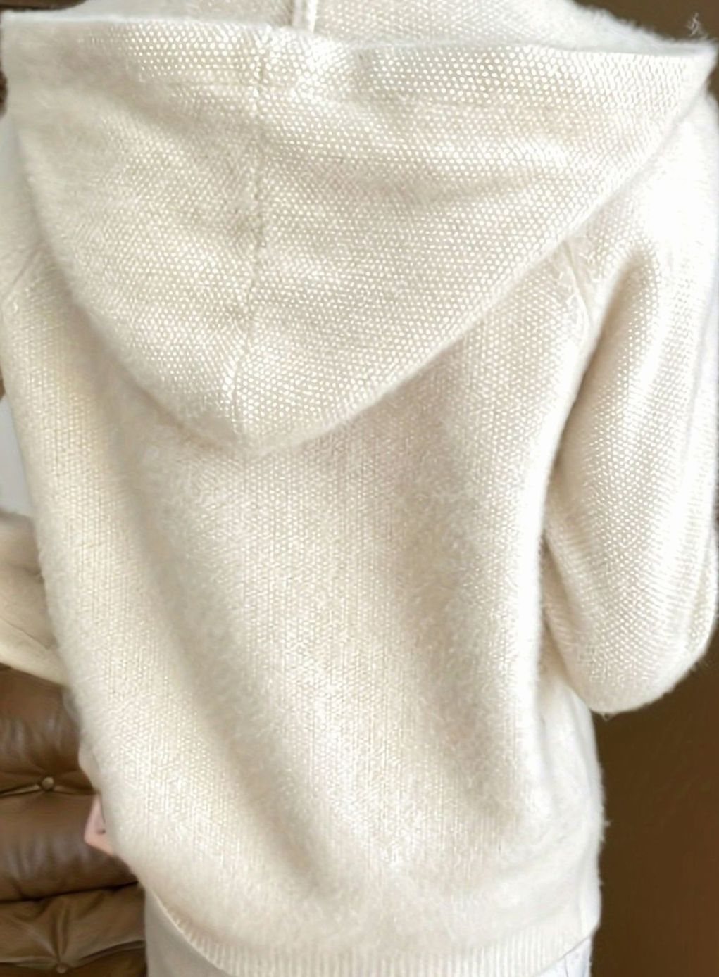 Nathalie - Cardigan Élégant Oversize Zippé