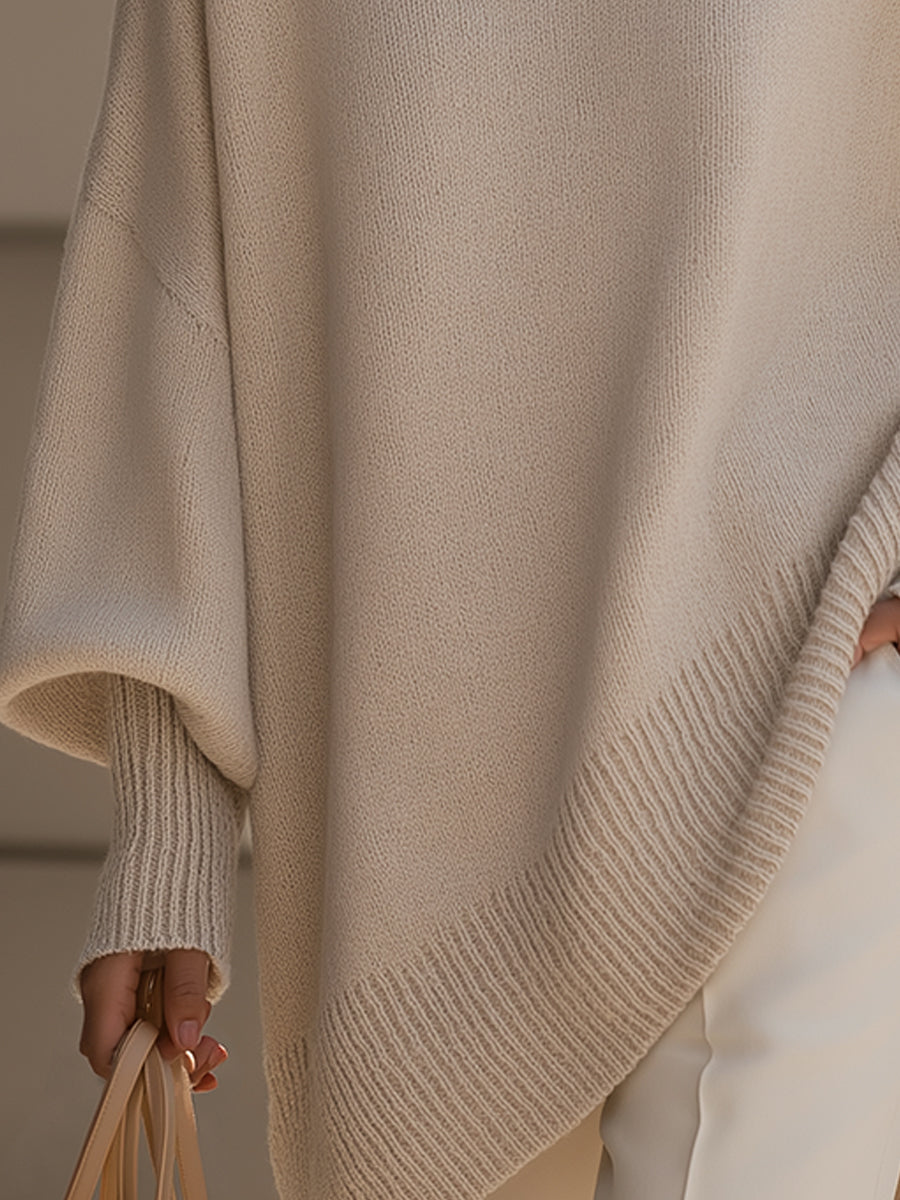 Émilie | Pull Élégant Maille Oversize