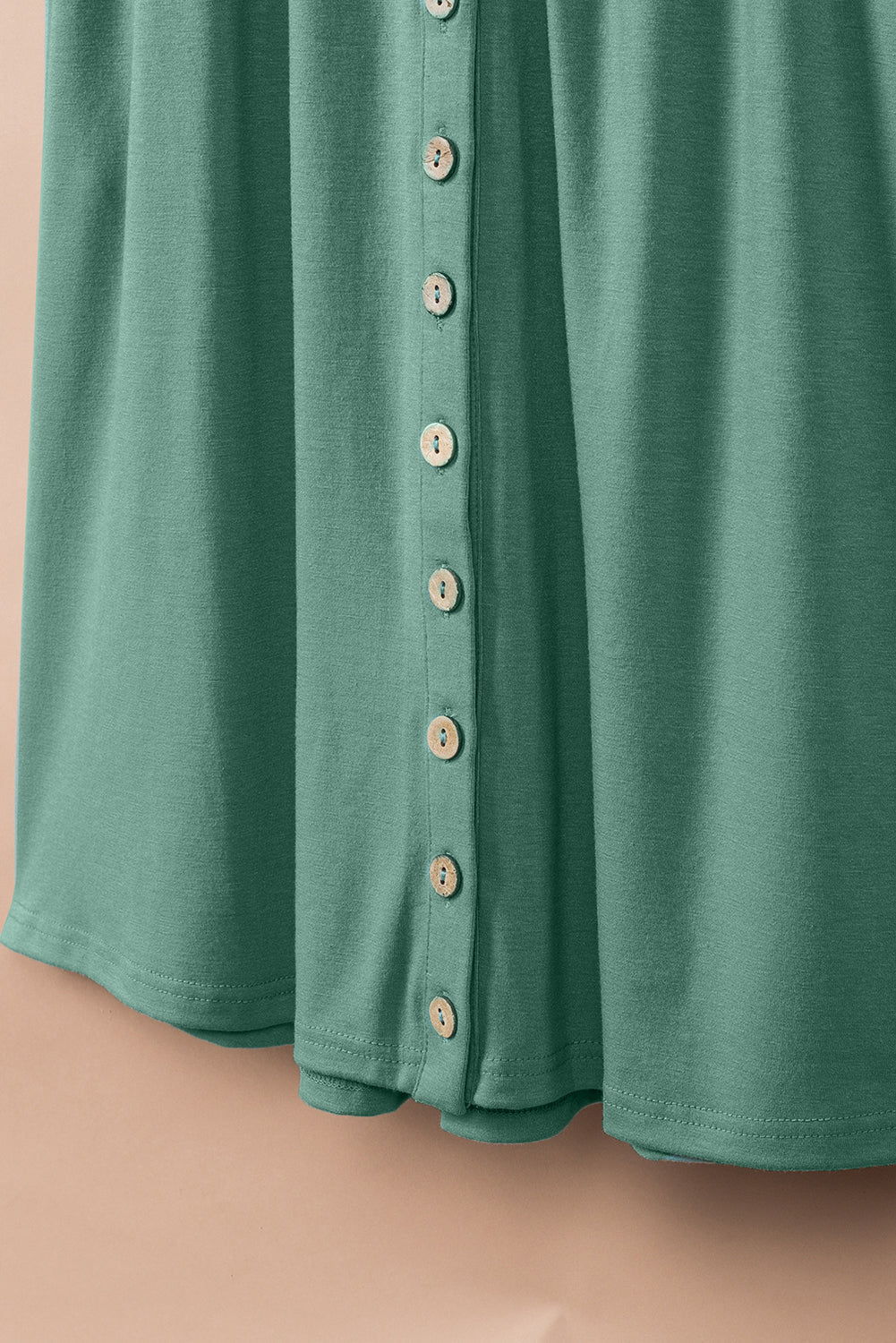 Maëlys - Robe mini - Sans manches, Taille haute, Boutons, Femme