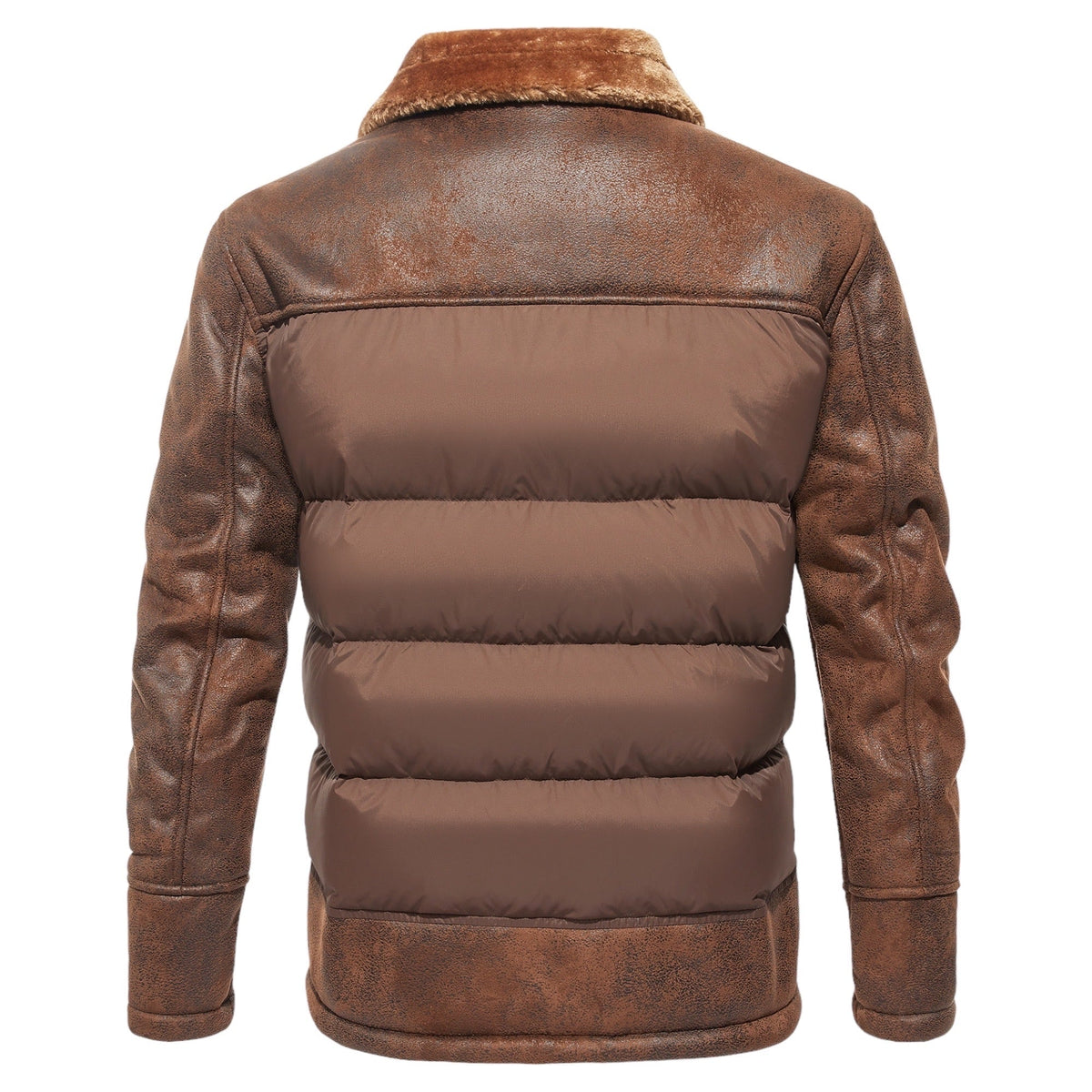 Laurent - Doudoune Intemporelle Aviateur Col Fourrure
