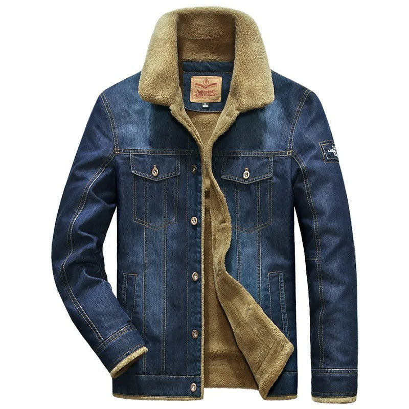 Gabriel - Veste homme jean doublée hiver