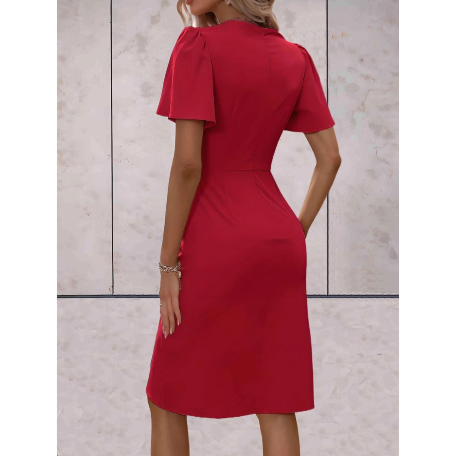 Delphine - Robe Portefeuille Élégante