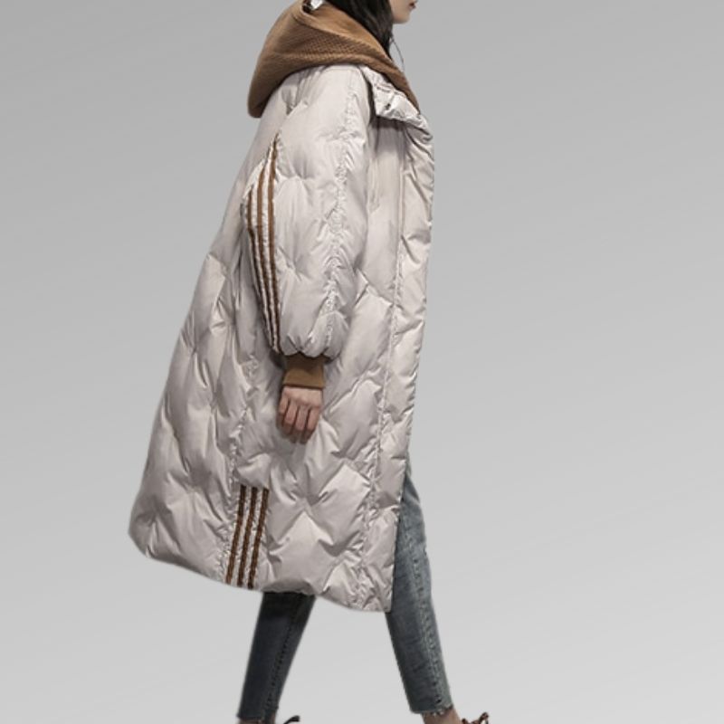 Valérie - Doudoune Chic Longue à Capuche