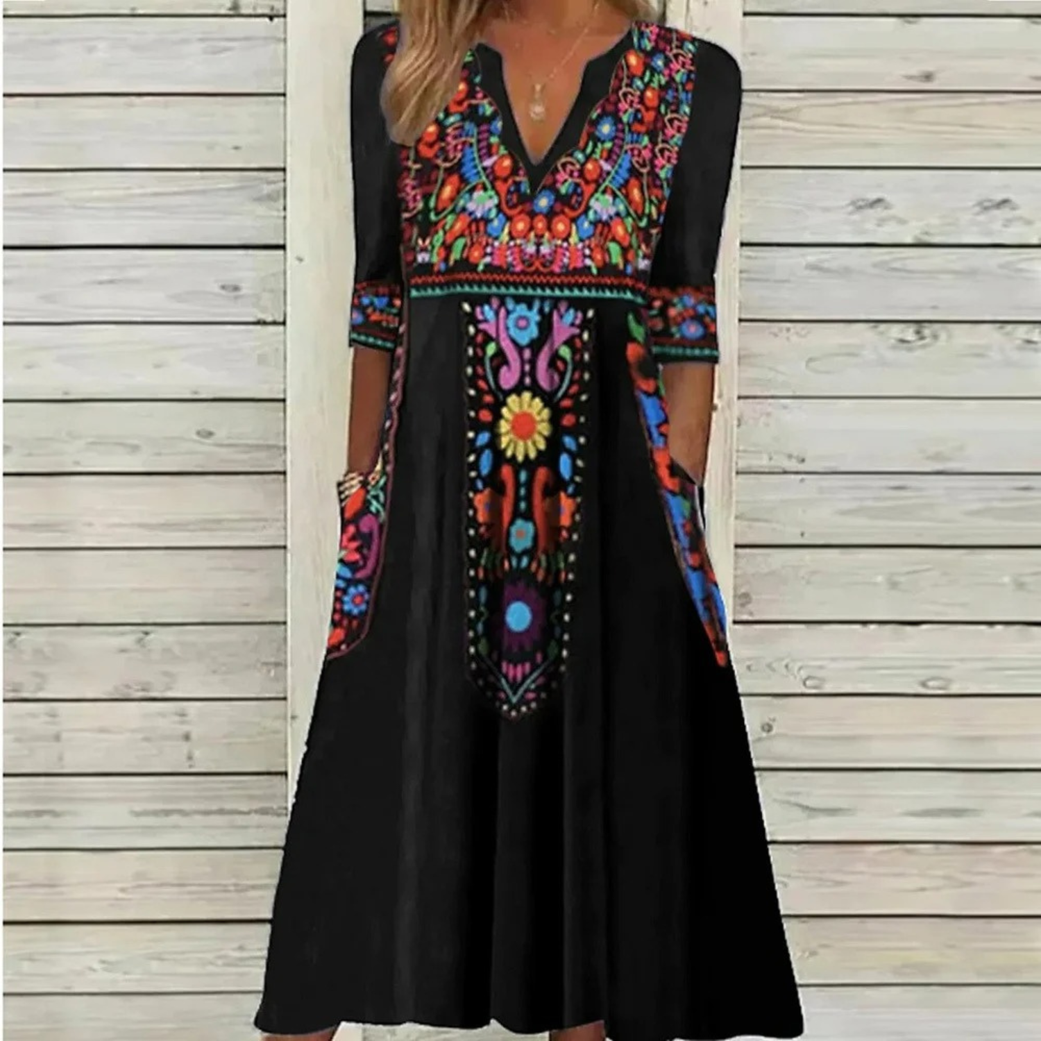 Stéphanie - Robe Bohème D'Été Maxi