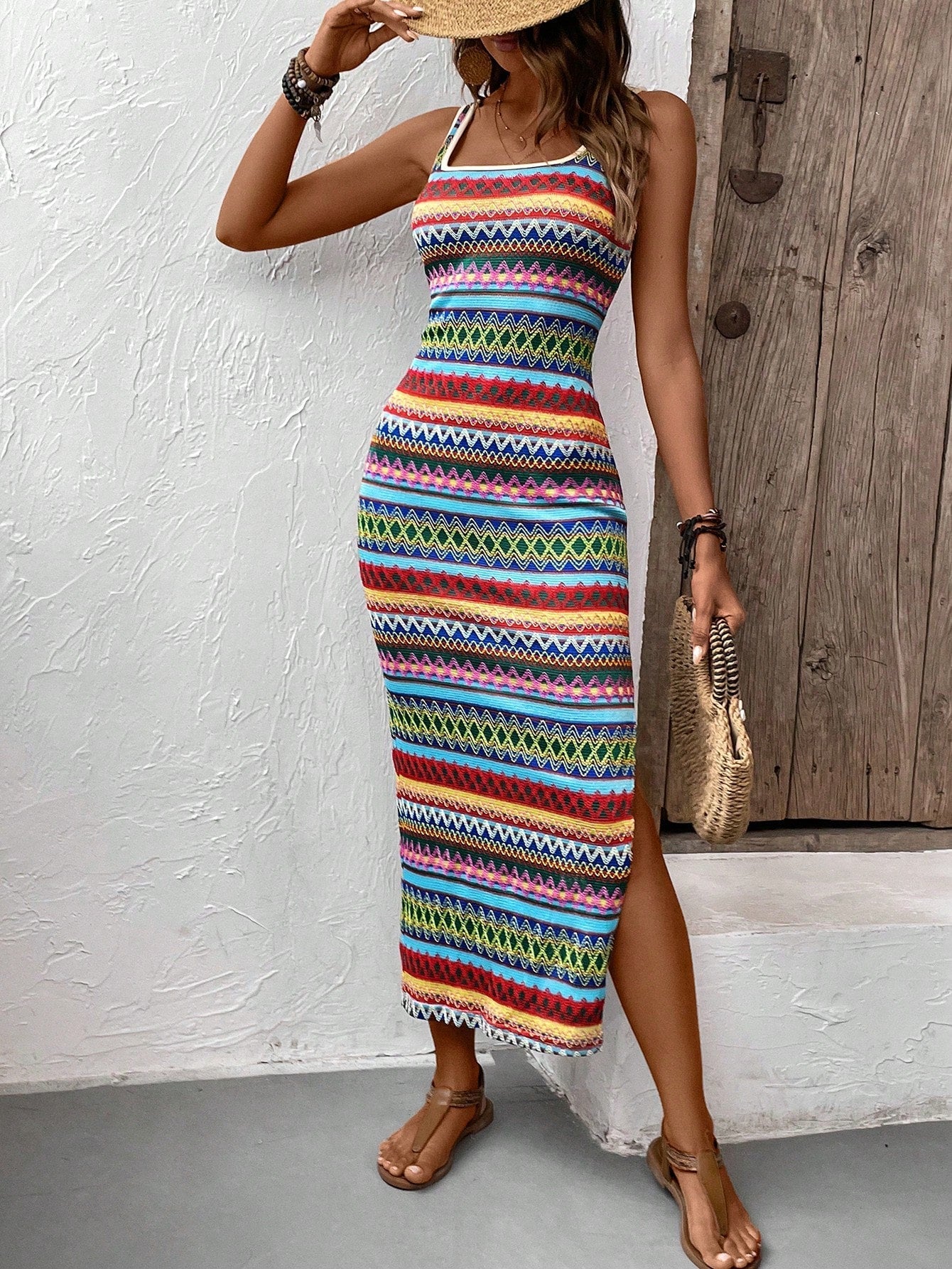 Alméria - Robe de plage - Style Ibiza, Touche bohème, Estivale - Femme