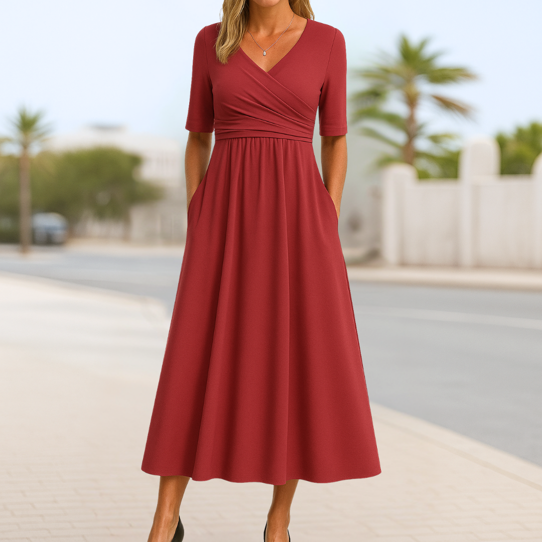 Sabrina - Robe Portefeuille Élégante Femme