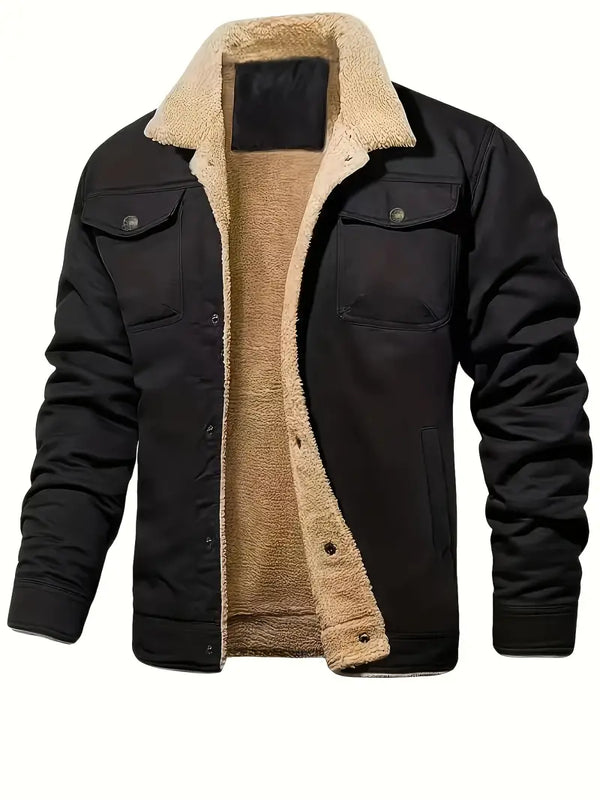 Louis - Veste homme doublée sherpa