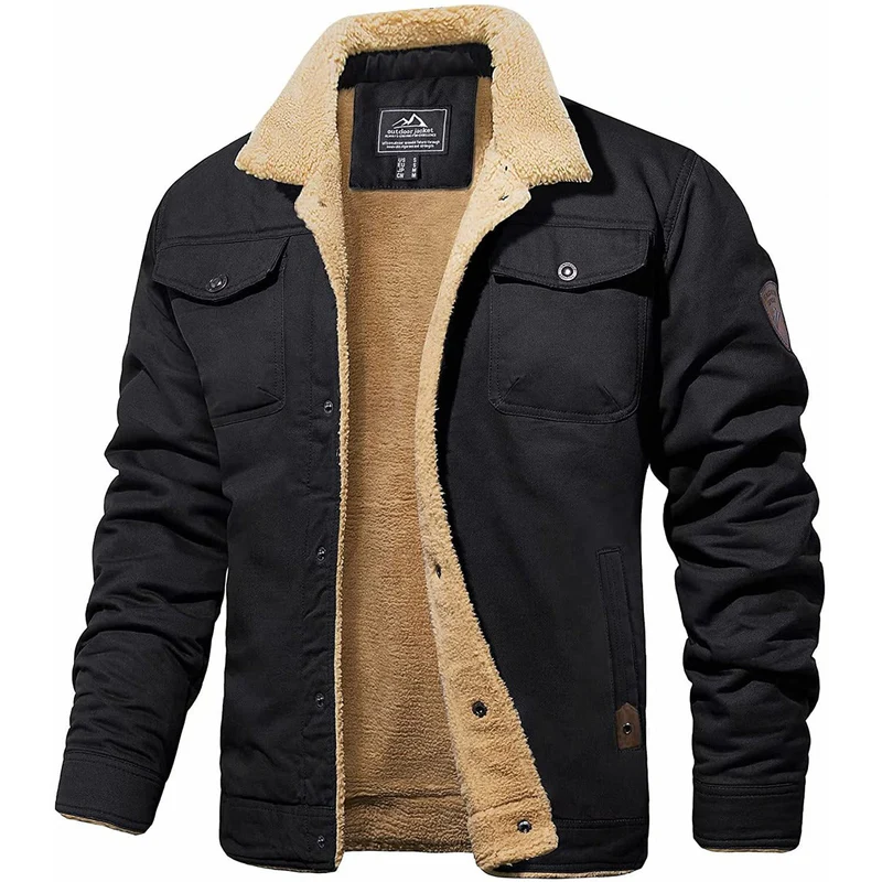 Damien - Veste Classique Sherpa Boutonnée