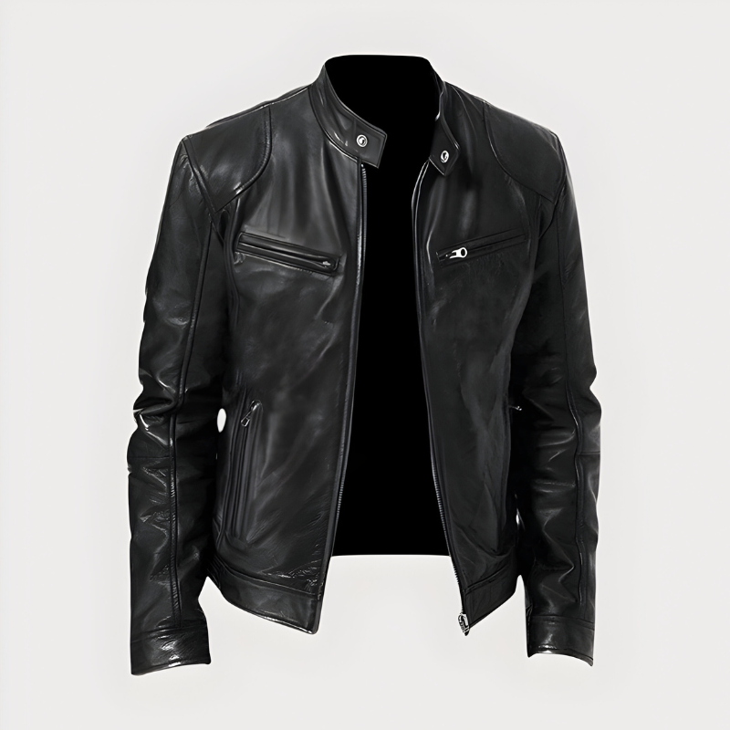 Laurent - Veste Chic Biker Cuir