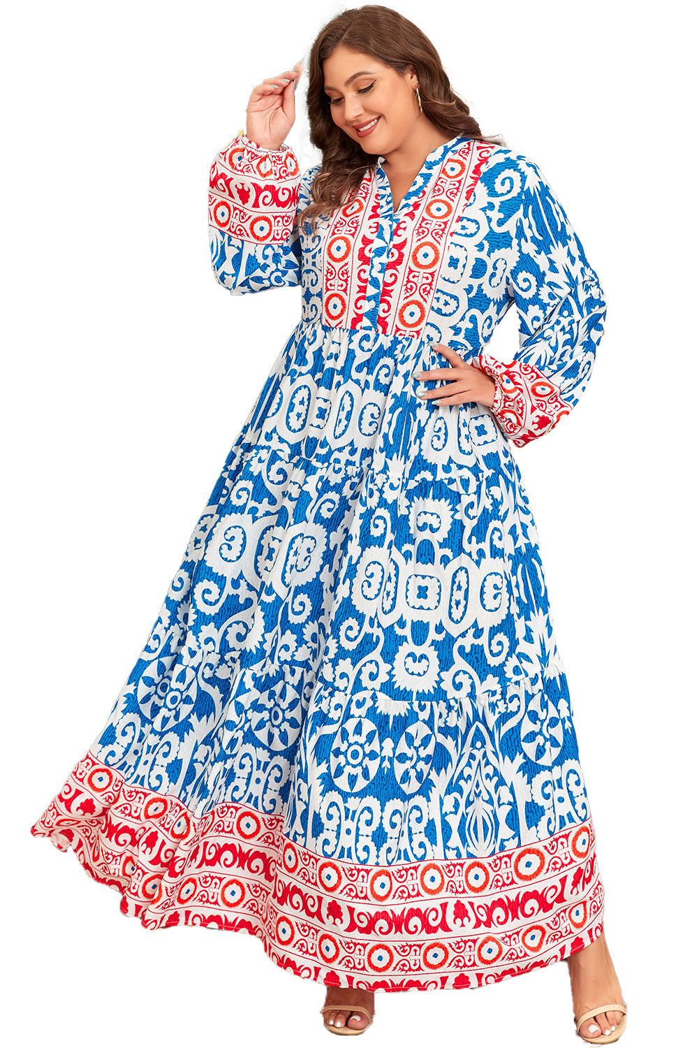 Coralie - Robe grande taille - Blocs de couleurs, Style vintage, Femme