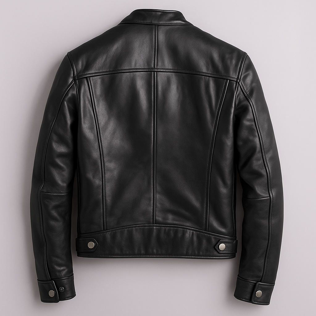 Christophe - Veste Chic Cuir Style Motard