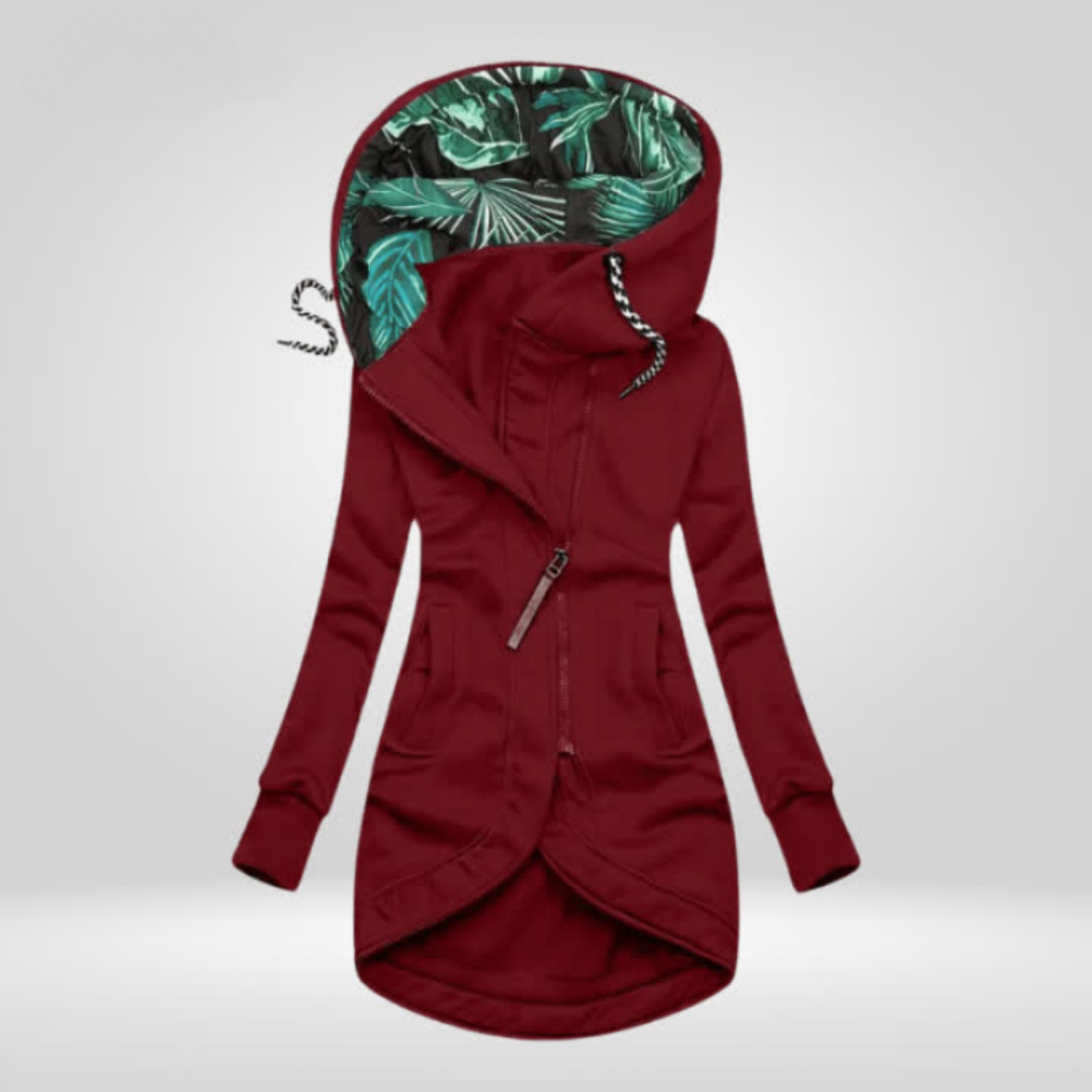 Chantal | Veste Chic Longue Zippée