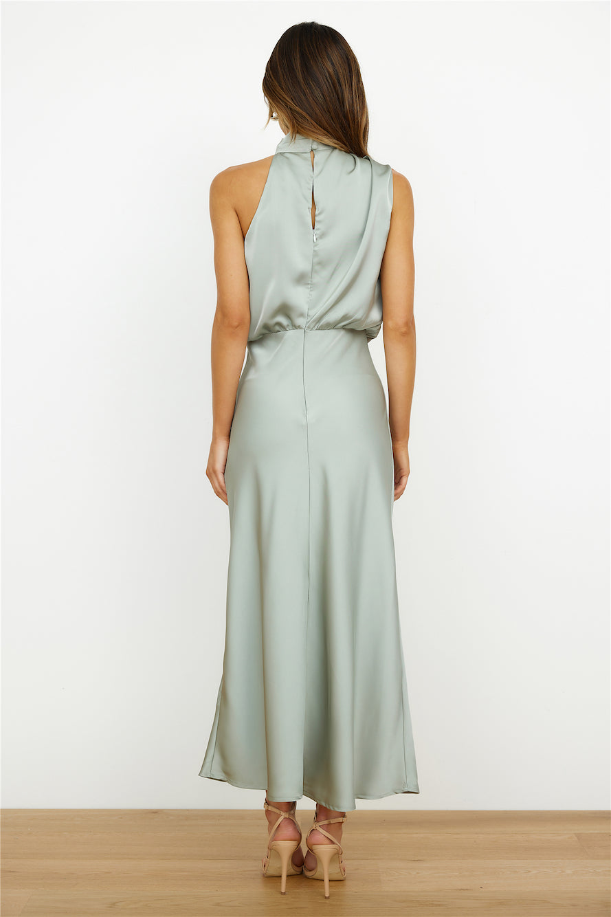 Clémence - Robe midi élégante - Encolure asymétrique, Femme