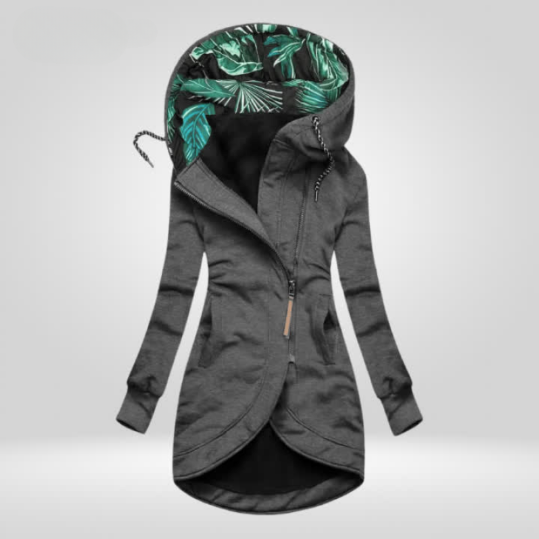 Chantal | Veste Chic Longue Zippée
