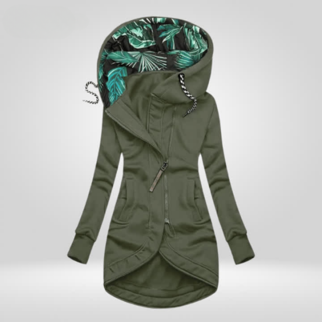 Chantal | Veste Chic Longue Zippée