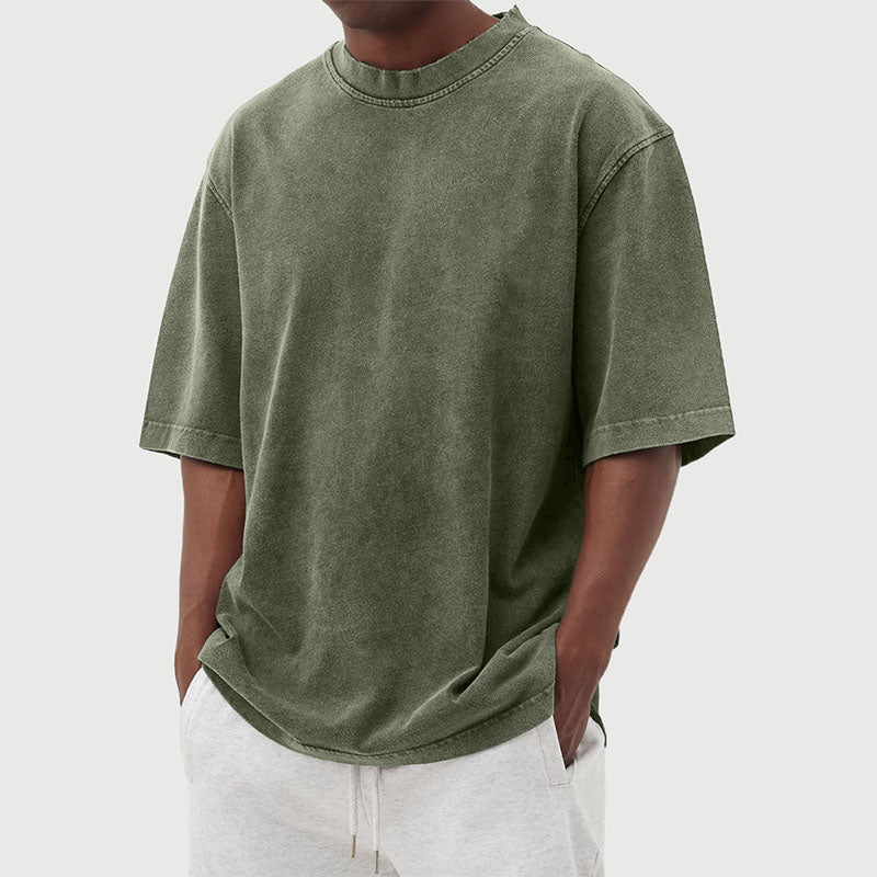 Frédéric - T-Shirt Vintage Délavé Oversize Homme